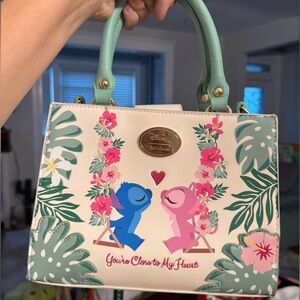 Our Universe Disney Lilo & Stitch - Stitch & Angel Swing Handbag Purse Bag